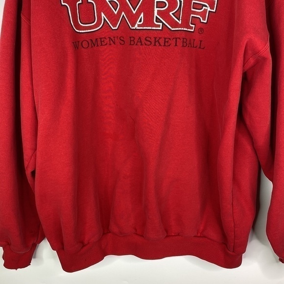 Vintage Sand Knit UWRF Women's Basketball Sweatshirt XL Grunge - Picture 3 of 13